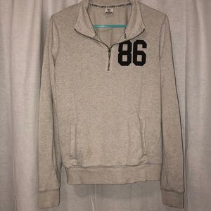 PINK half zip sweatshirt